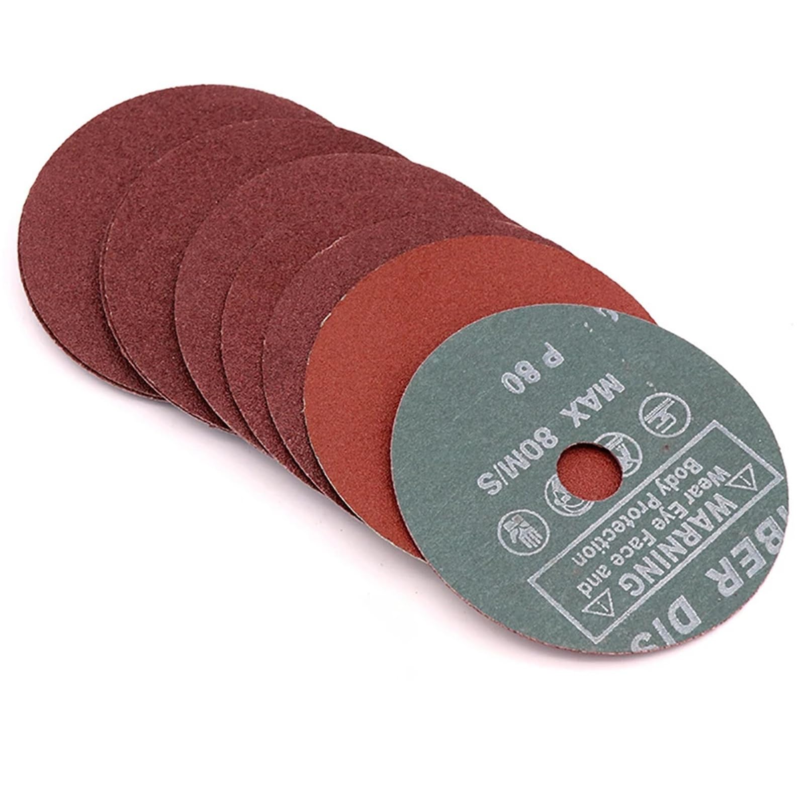 10 sztuk krążków szlifierskich z włókna | 100 grit 100mm