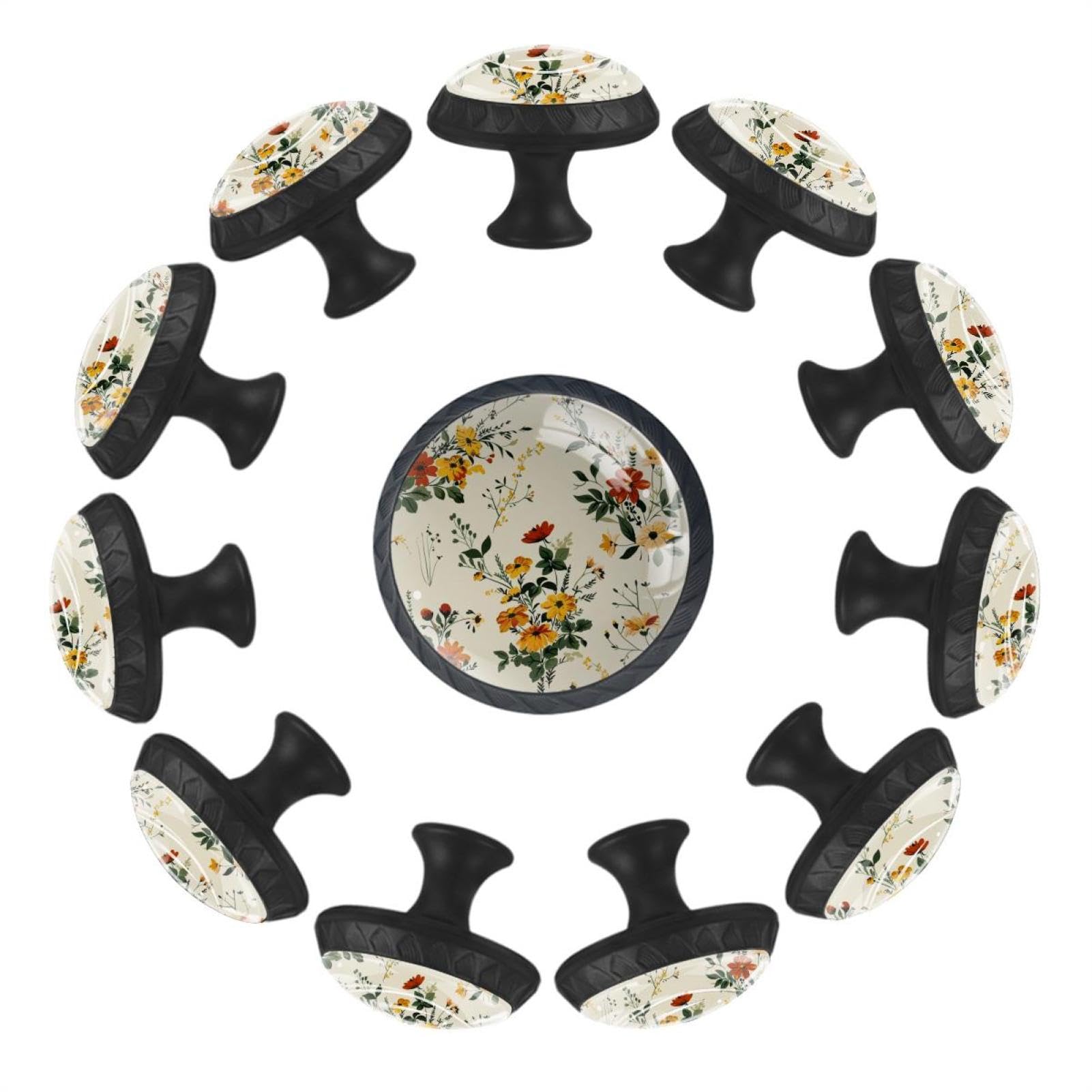 Boutons de tiroir en verre cristal lot de 12 pour embellir vos armoires de chambre