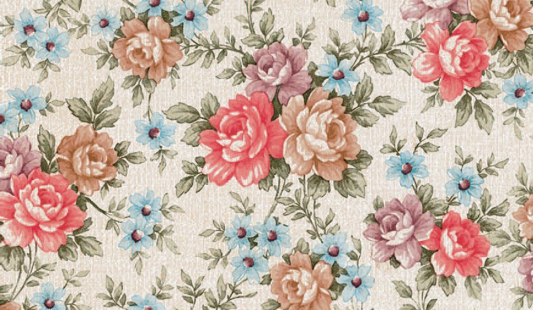 FablonFAB10224 45 cm x 2 m Romance Floral Roll - Multi-colour