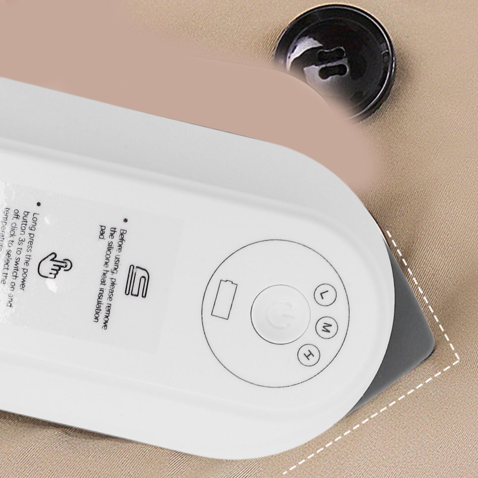 Fer à Vapeur Portable sans Fil, Fer de Voyage Portable à Chaleur Rapide, Fer à Repasser sans Fil alimenté par Batterie 5000mAh avec étui de Transport pour Vêtements