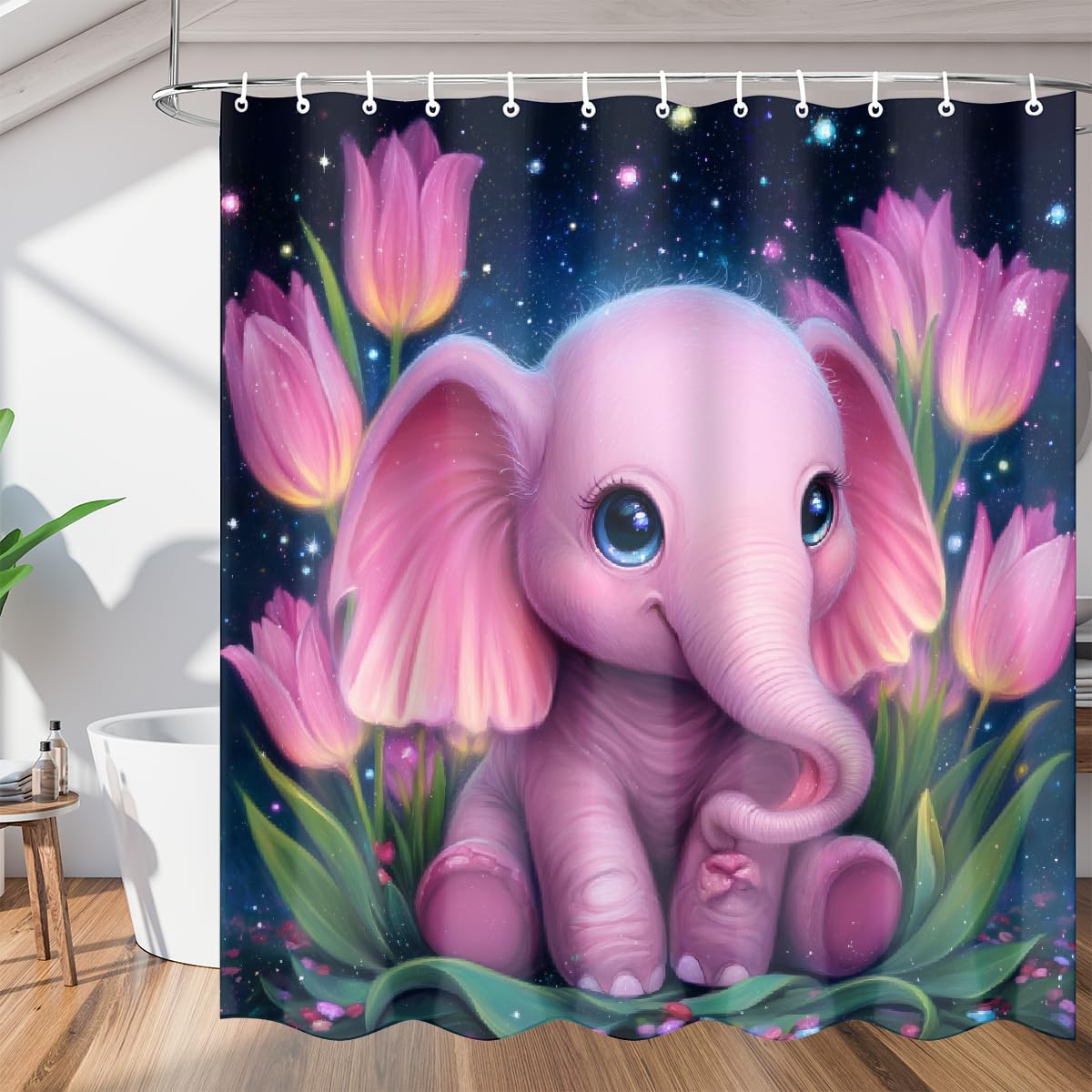 Rideau de douche anti éclaboussures 183x183 polyester étanche et lavable