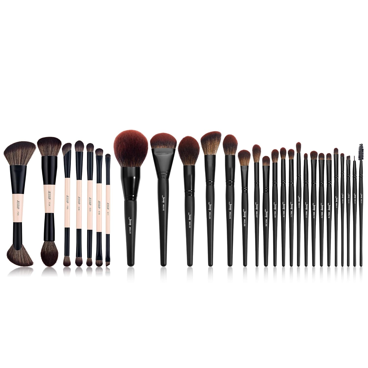 Jessup Makeup Brushes T271 Bundled with Makeup Brushes Set T600