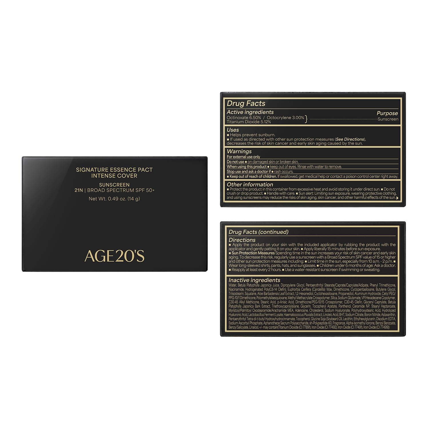 AGE20'S Signature Essence Pact SPF 50+ | Pack of 1 | 21N VANILLA | Cream Foundation, Dewy Finish, Natural Coverage | Korean Cushion Foundation - Image 9