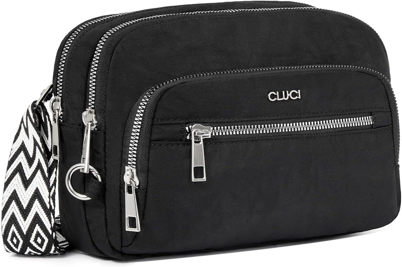 CLUCI Crossbody Bags for Women Travel,Anti Theft Crossbody Bag,Nylon Crossbody Purse,Lightweight Convertible Belt Bag RFID - Image 8
