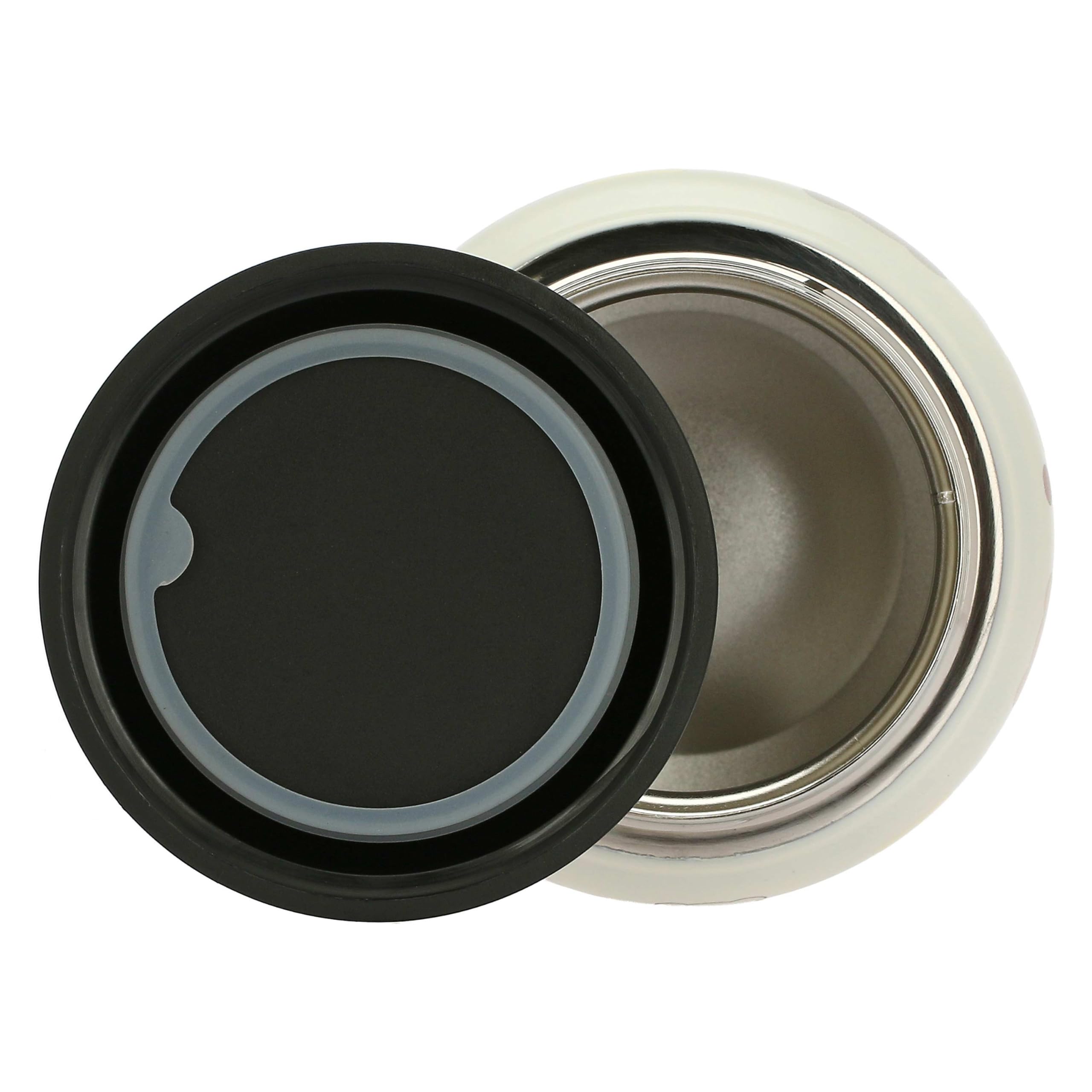 THUN Contenitore pappa termico Acciaio inox PP silicone Baby Dolce Fattoria 9.2 cm 11.2 cm