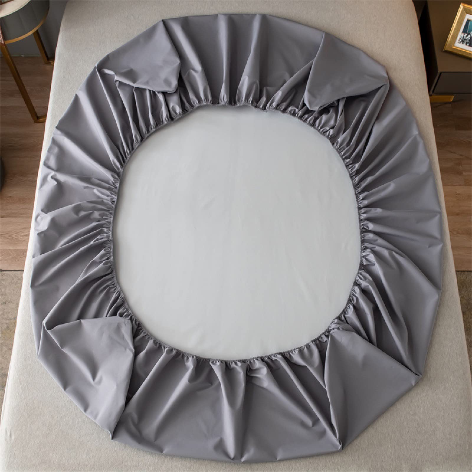 Sábana bajera ajustable para colchón profundo, impermeable, con aislamiento urinario, con bolsillo profundo, se adapta a colchones de hasta 30 cm de profundidad, adecuada para todas las estaciones,
