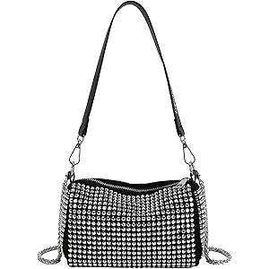 Amazon | ショルダーバッグ 2WAY スタッズ レディース ハンドバッグ 