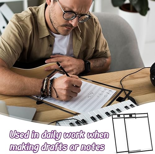 Miniatura 4 de 150 bolsillos de borrado en seco, fundas de bolsillo transparentes de 10 x 13 pulgadas con 18 anillos reutilizables de gran tamaño para boletos de