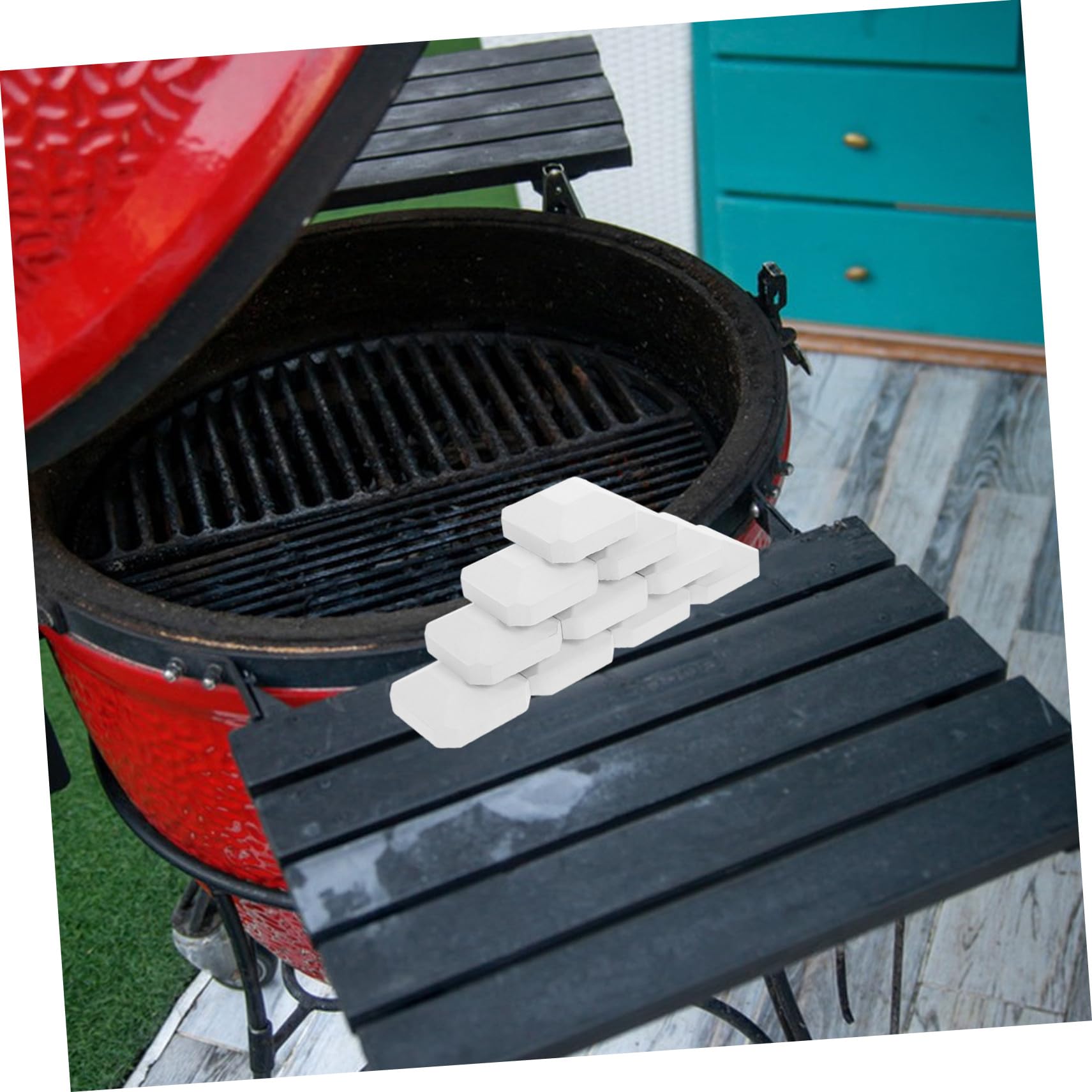 VALICLUD 10pièces Briquettes Cordelet De Rechange Pour Barbecue Gaz Extérieur Distribution Uniforme Chaleur Résistantes à Haute Température Pour Performance Du Grill