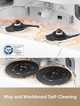 L40 Ultra Robot Aspirador, Cepillo Lateral Extensible y Elevable, 11.000 Pa, Autolimpiante con Agua Caliente a 65°C, Vaciado Automático, Control de Voz3