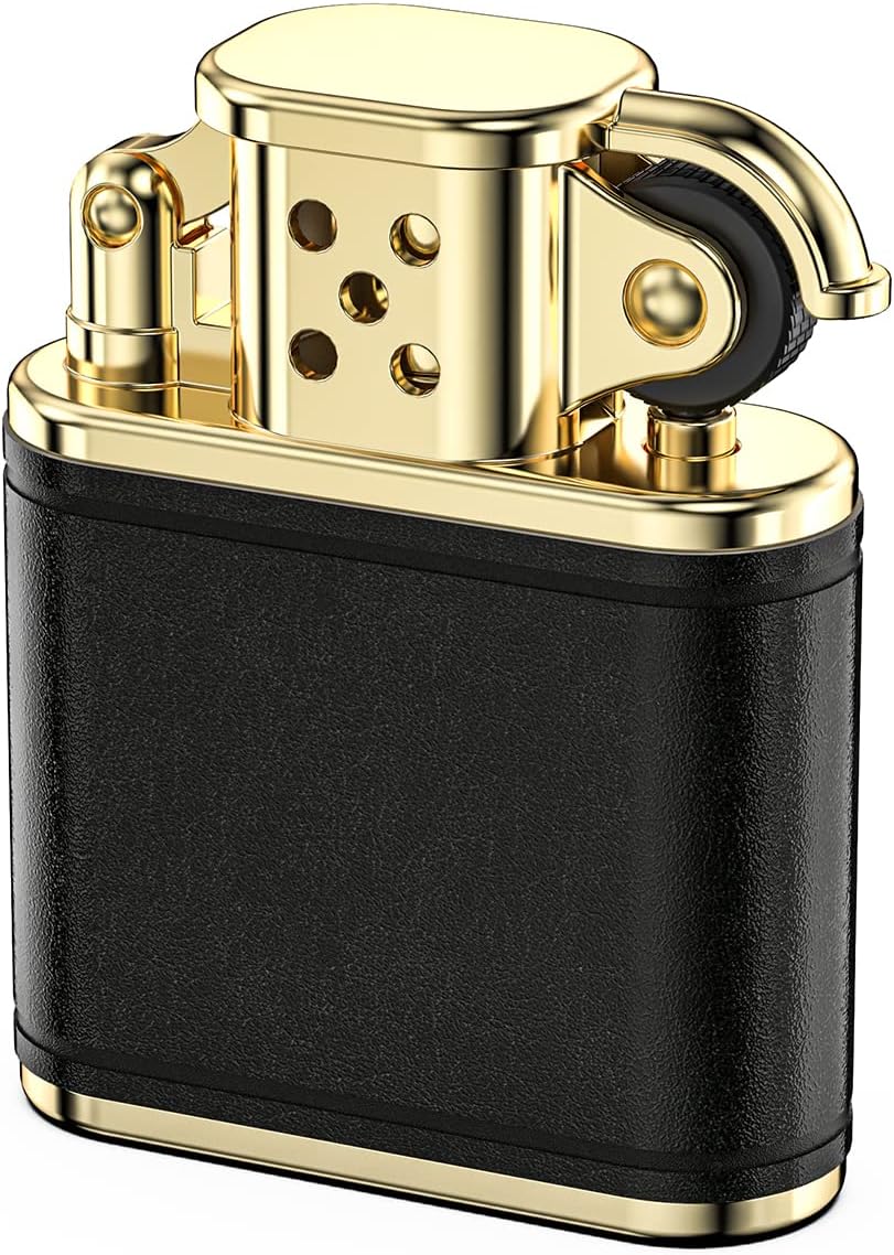 VVAY Petrol Lighter, Vintage Trench Leather Lighter for Man (Sold without Petrol) - Image 3