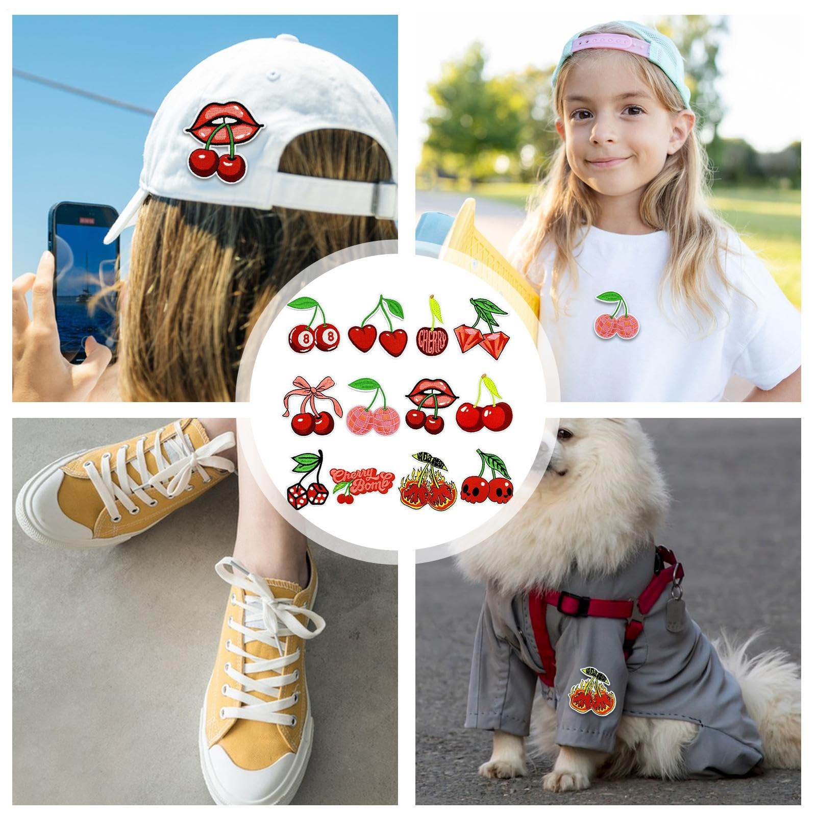 Naszywka Termoprzylepna 12 Sztuk Owocowe Łatki Do Naszywania Aplikacje Do