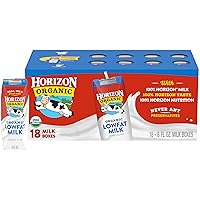 Vista 22 de Horizon Organic Cajas de leche bajas en grasa, fresa, 8 onzas, paquete de 6