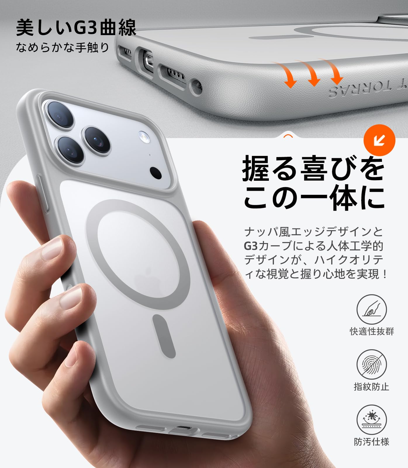 Amazon.co.jp: TORRAS iPhone 17 Pro Max Case, US Military Evolution