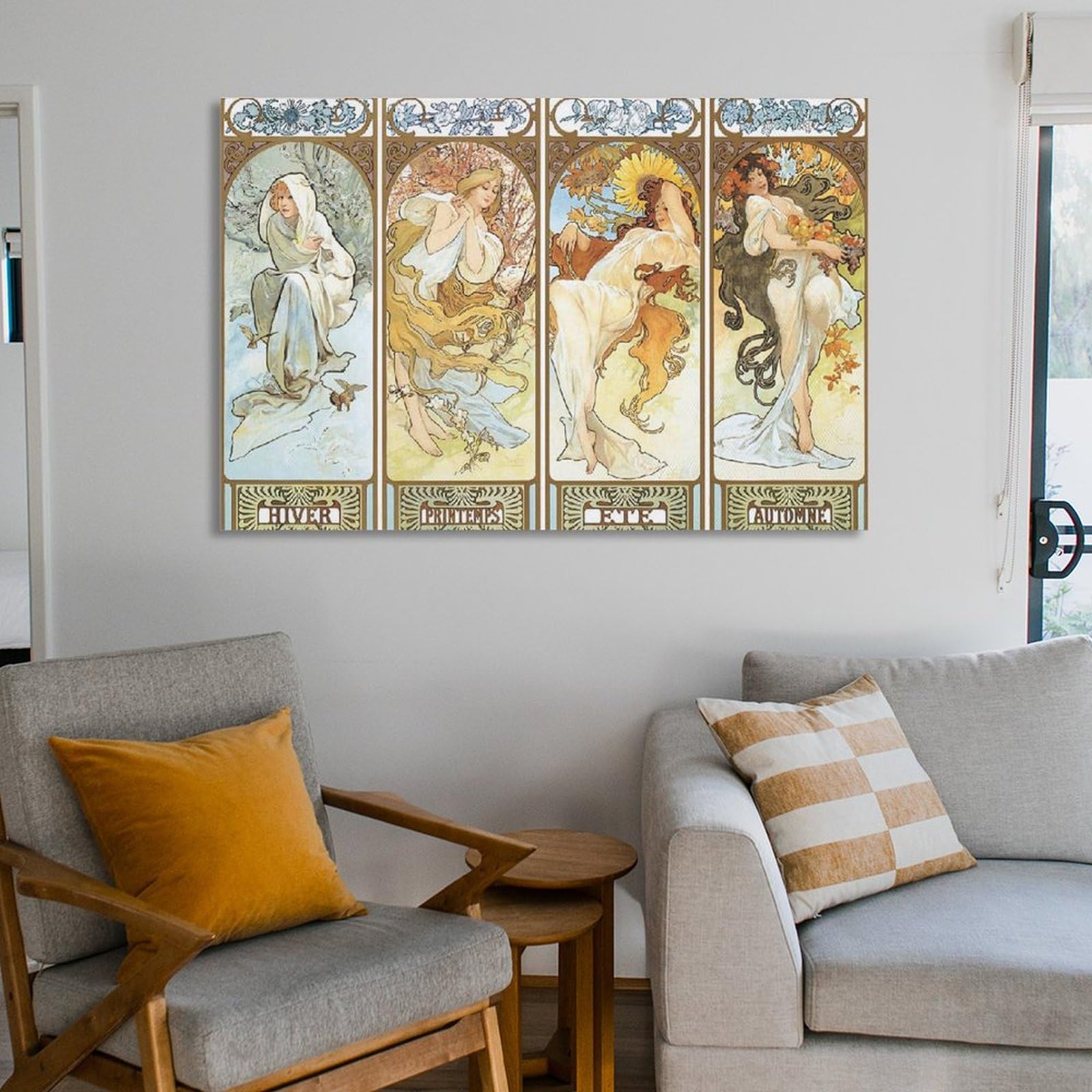 アルフォンス・ミュシャ　2040ピース ジグソーパズル 　四季（1900） アルフォンス・ミュシャ 2040ピース ジグソーパズル 四季（1900