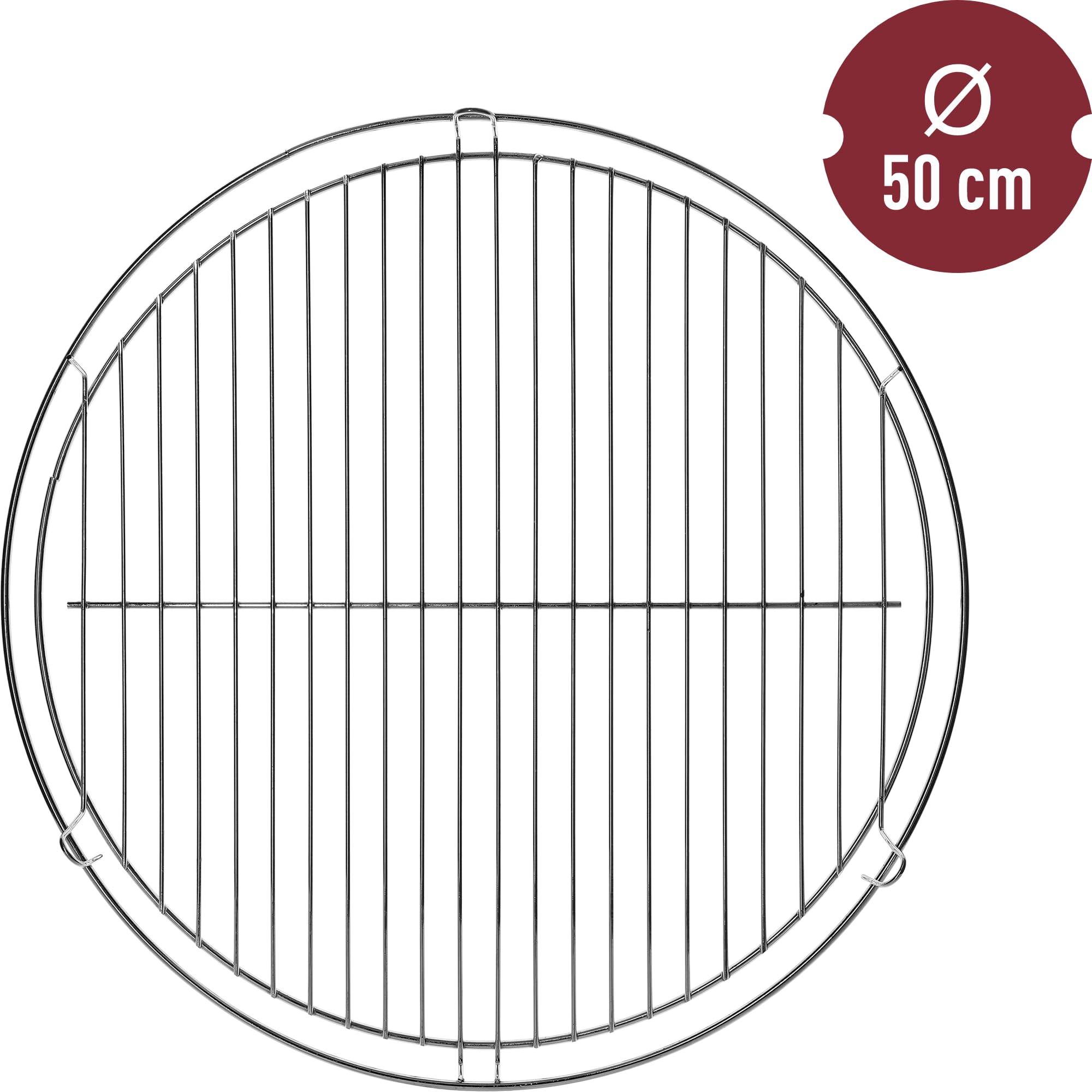 BROWIN® Dreibein-Grillgestell mit Grillrost 330551 | 150 cm Höhe | 50 cm Durchmesser | Schwarz
