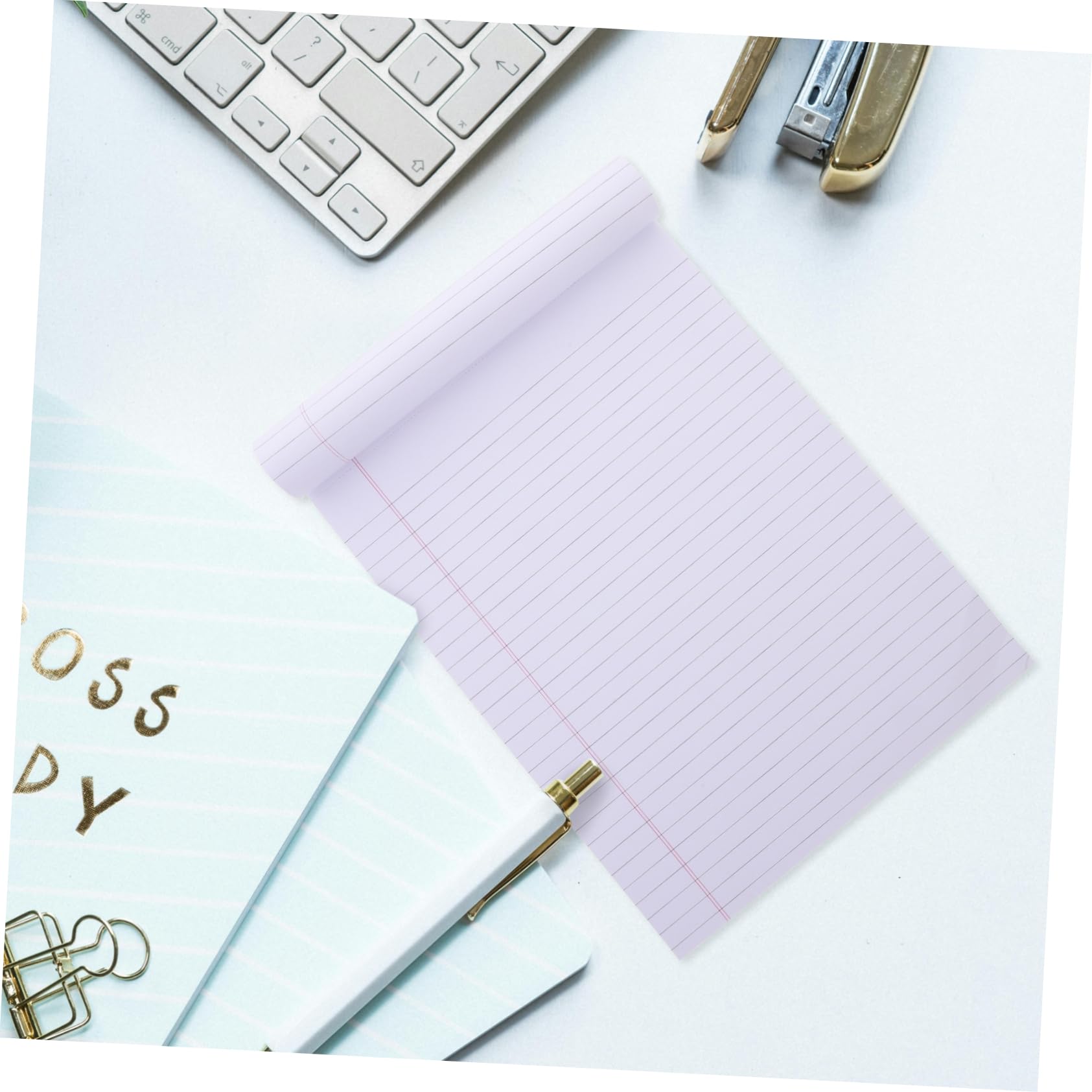Notebook A4 a Righe Carta Spessa, Blocchetti Appunti da 4 Pezzi per Ufficio e Organizzazione senza Data