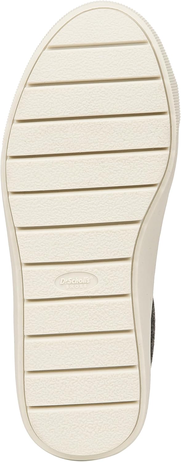 Dr. Scholl's Shoes Womens Time Off Platform Slip On Fashion Sneaker Charcoal Wool Fabric 7.5 M - Image 4