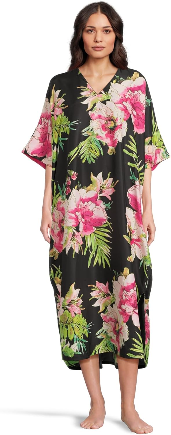 Natori womens Sonomi Wedge Caftan Length: 52"