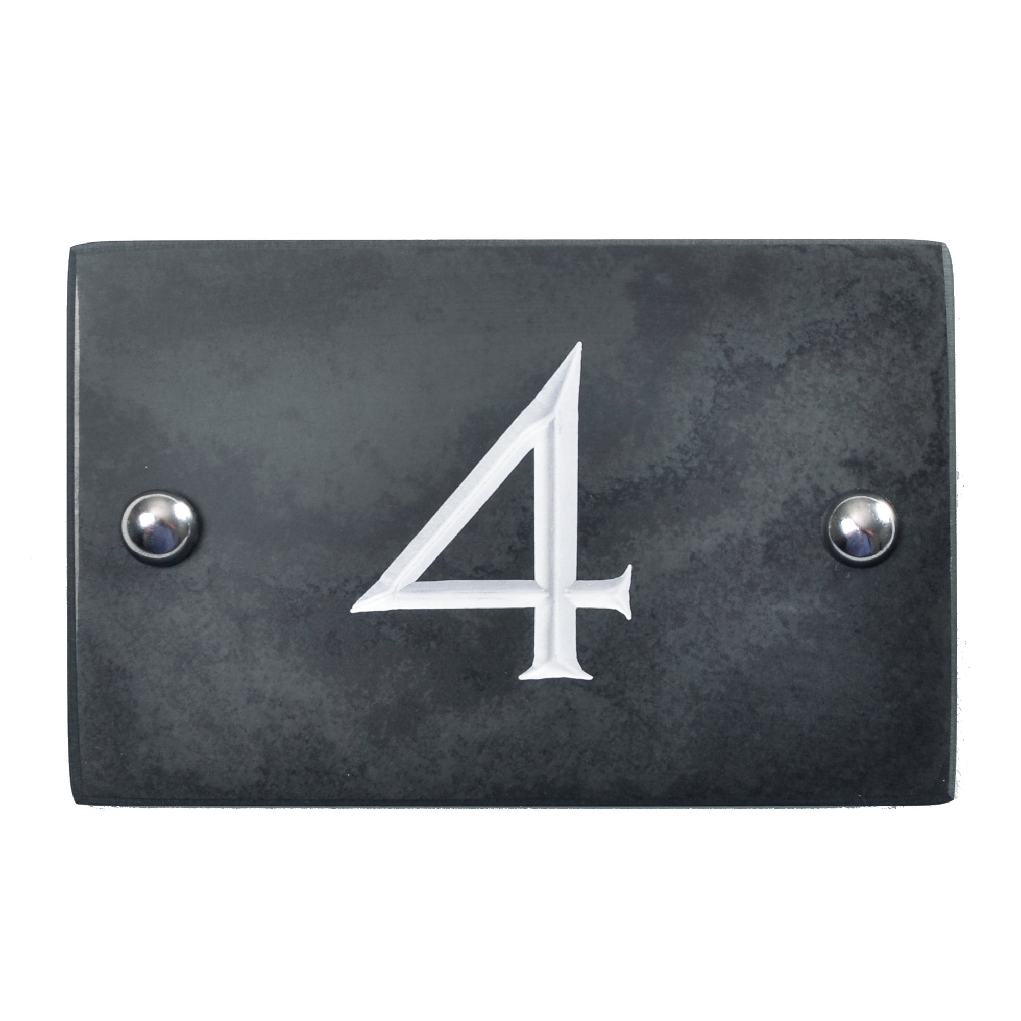 slate house number 4
