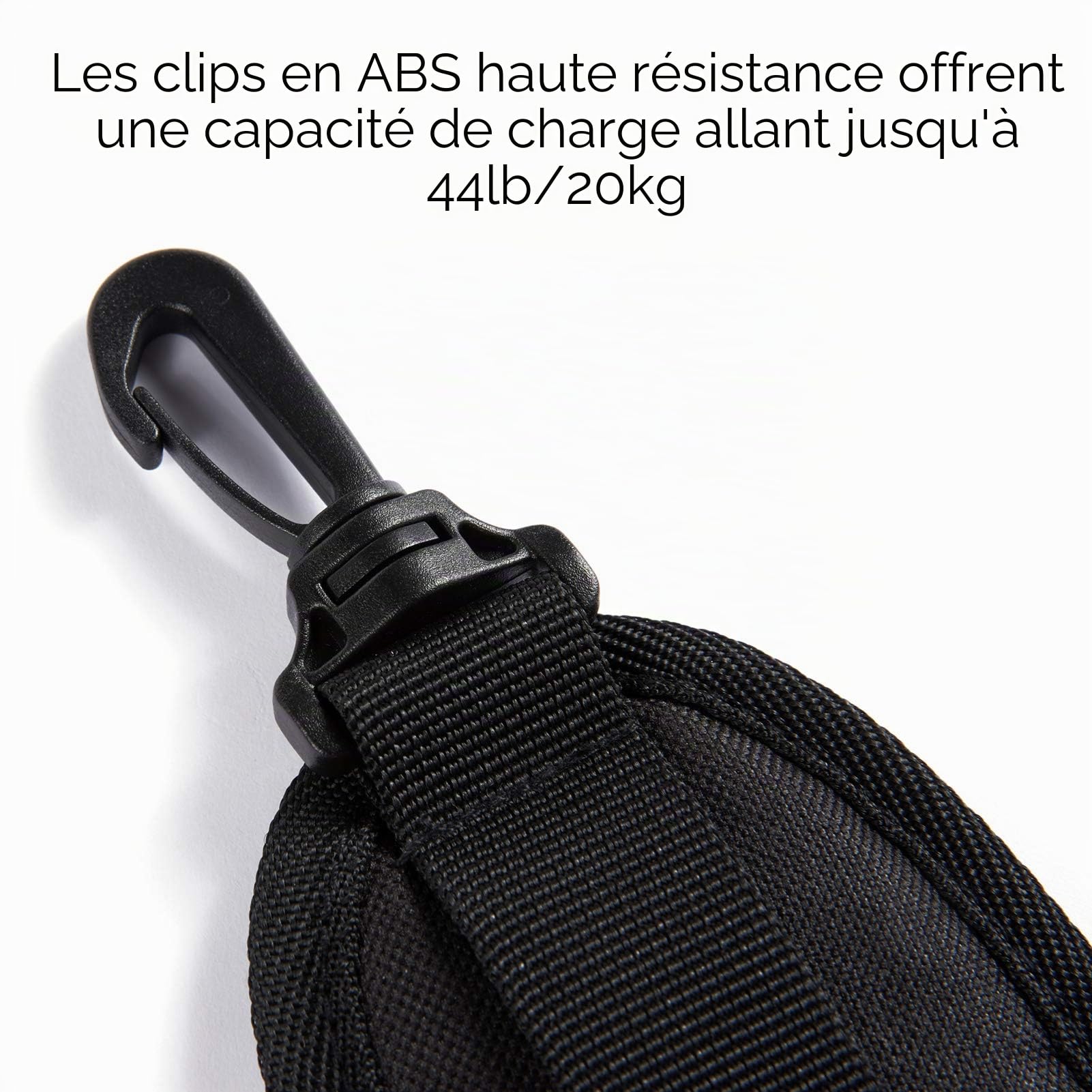 Bassdash -Les Bretelles du Sac à Dos Sangles de Sac à Dos de Rechange réglables et rembourrées pour Sac à Dos étanche - Noir, Adulte