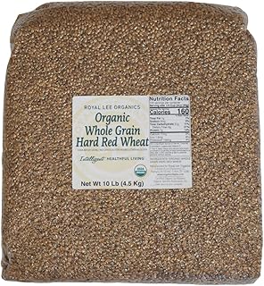 Royal Lee Organics Organic Hard Red Wheat Berries 10 lb bag