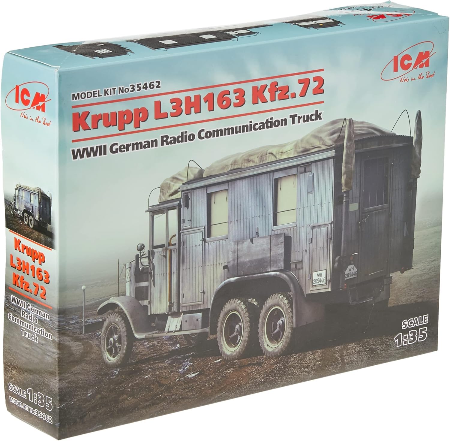 Amazon | アイシーエム ICM 1/35 ドイツ軍 クルップL3H163 Kfz.72 無線