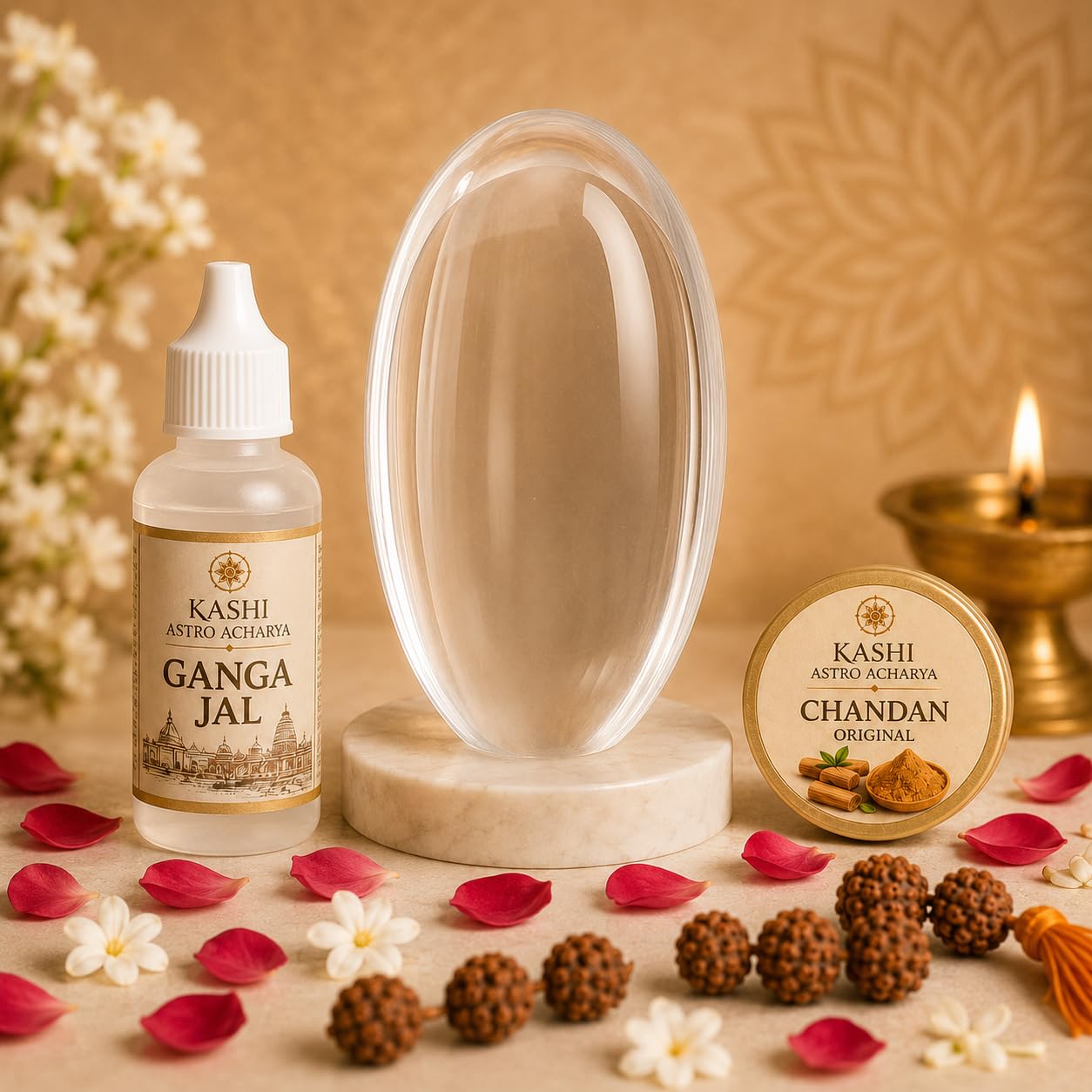AAA+Carat Quartz Crystal Oval Shape Sphatik Shivling | Original Spatika Shiva Lingam/Banalingam for Sawan Puja, Mahashivratri, Rudrabhishek Home Temple (Lingam, 10-20 Grams)-image-37