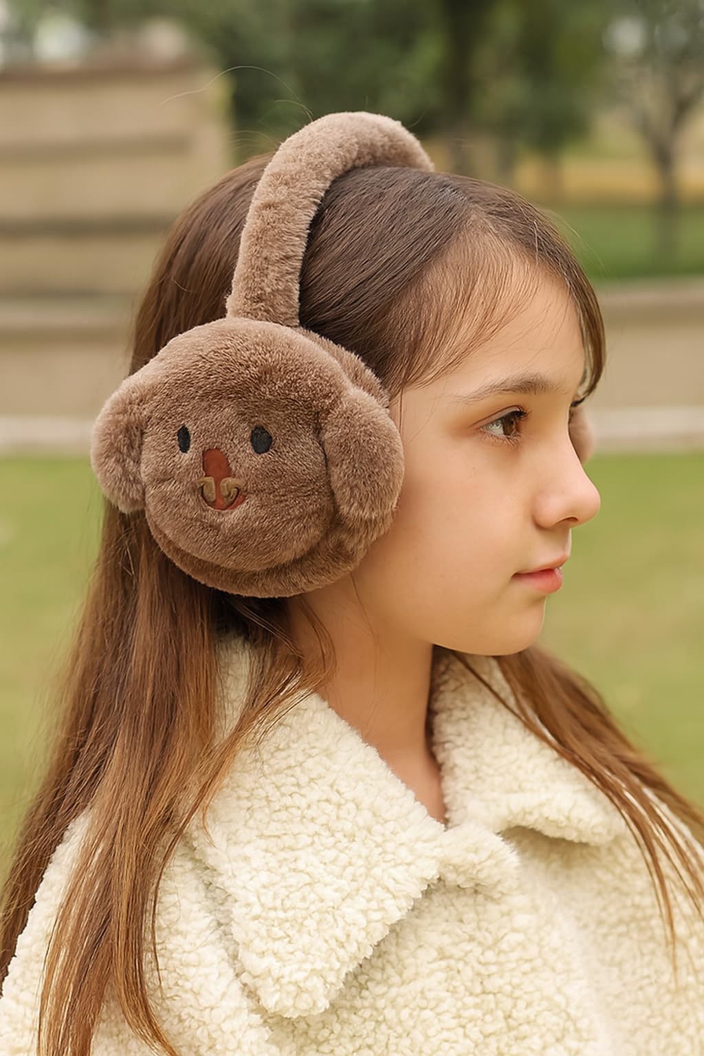 jurni Kids Winter Ear Muffs Soft Fur Ear Warmer For Boys and Girls Ideal Latest Dog Style Cute Muffs(5-18)-picture-50