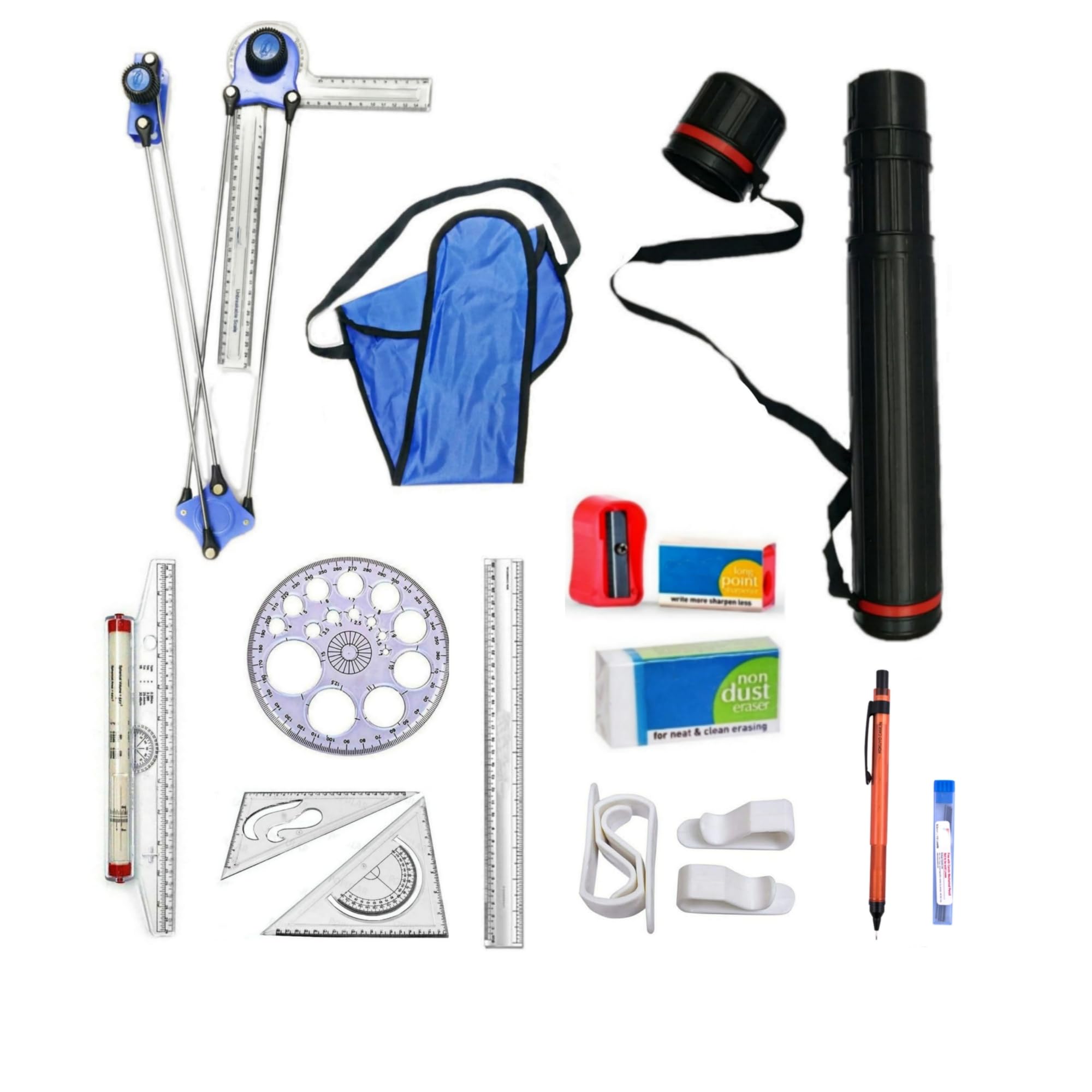 Buy BOOK BIRDS Mini Drafter Contains Sheet Container Tube, Scales