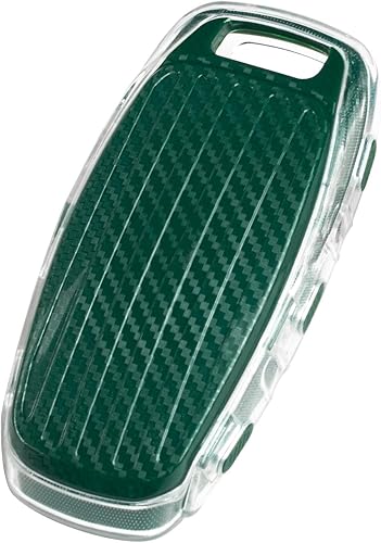 Miniatura 7 de TANGSEN Funda para llavero de TPU compatible con Audi A3 A6 A7 A8 E-Tron S3 S6 RS6 S7 RS7 Q7 SQ7 Q8 SQ8 textura de fibra de carbono transparente con
