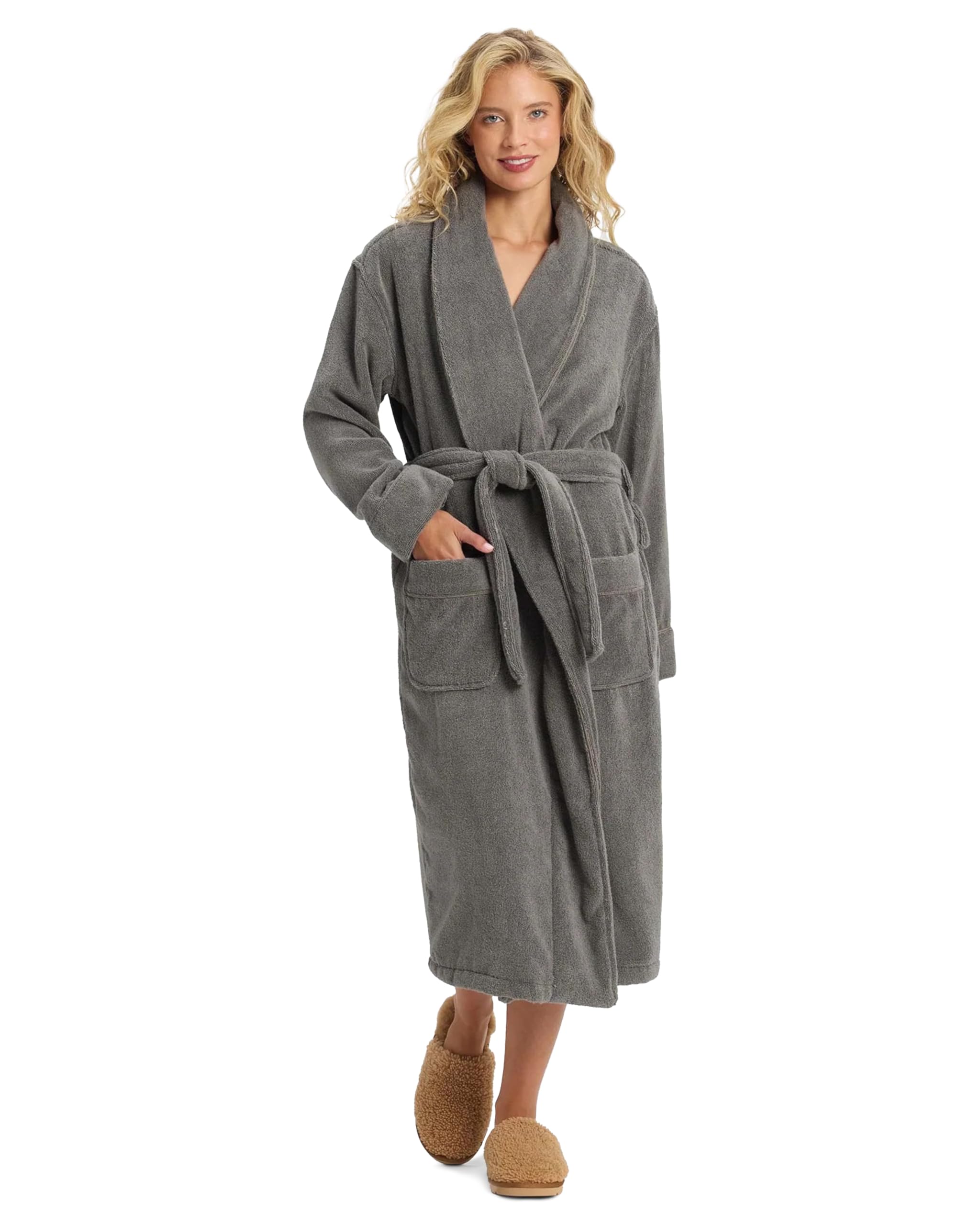 Cozy Earth Luxe Bath Robe - Luxury Robe for Women and Men, 60% Cotton & 40% Viscose from Bamboo
