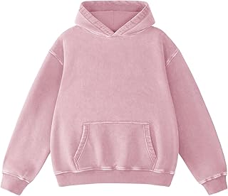 Dnzzs Acid Wash Hoodie Super Soft Sweatshirt for Mens Pullover Oversized Men's Fashion Hoodies & Sweatshirts Vintage Tops