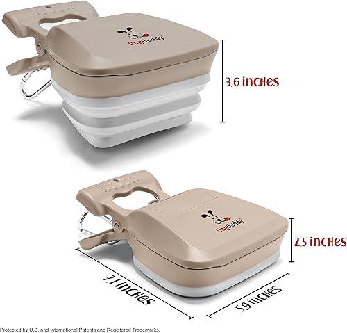 Miniatura 3 de DogBuddy Recogedor portátil para excrementos de perros, recogedor de excrementos para perros pequeños y grandes, recogedor de excrementos con