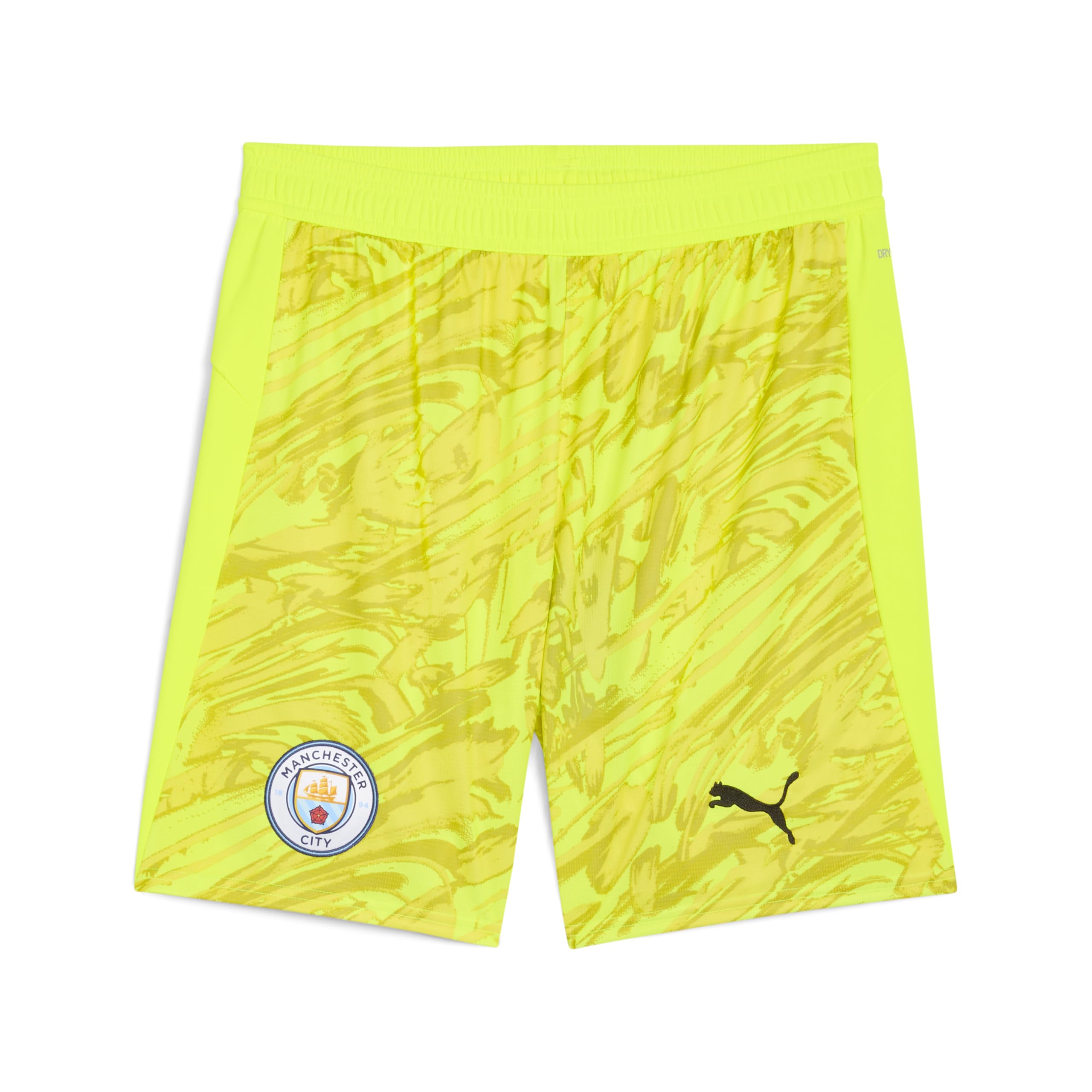 Puma Men's Yellow Manchester City Shorts Goalkeeper 2025/26 - Size: Xxl