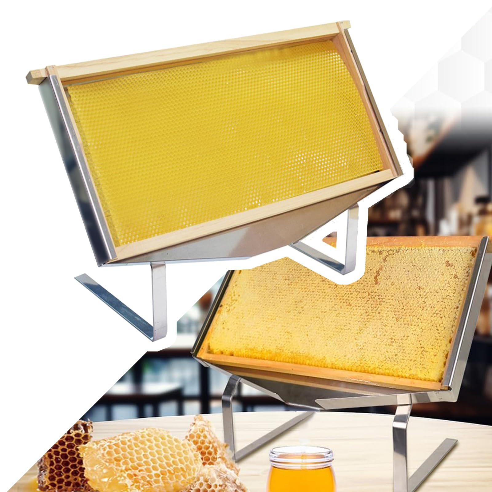 Soporte de marco de nido de abeja inoxidable engrosado para patas que descubren la mesa de exhibición de estructura para el apoyo interactivo de las colmenas de los clientes