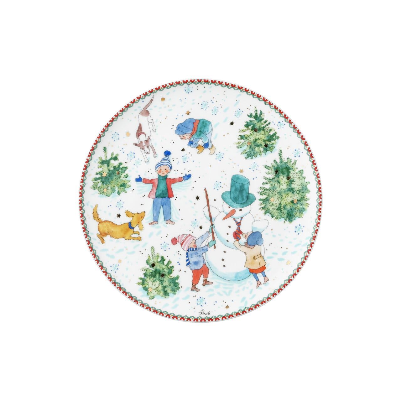 Hutschenreuther Sammelkollektion 2025 Weihnachtsspiele Teller flach 22cm