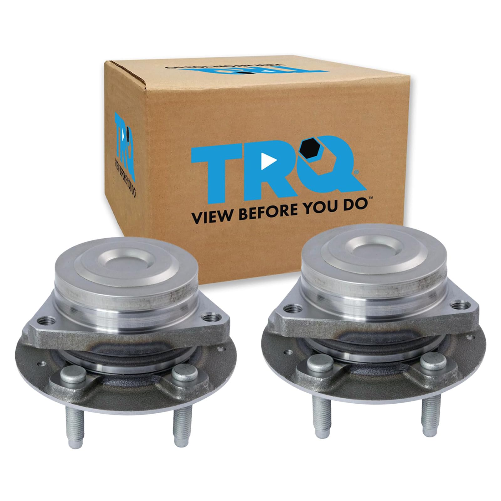 TRQ Left and Right Wheel Bearing and Hub Assembly Set 2 Piece