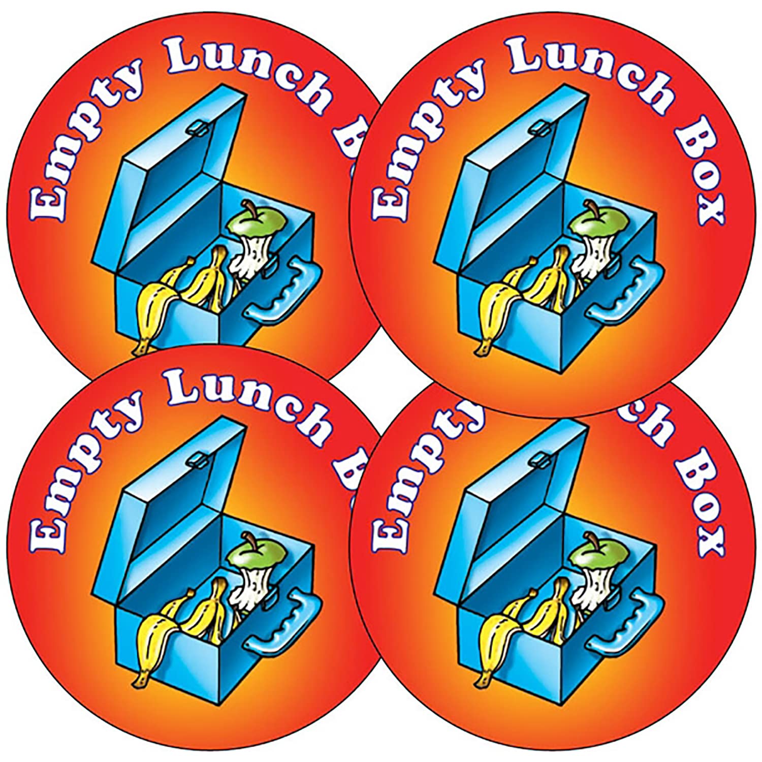 Primary Teaching Services Ltd 175 Empty Lunch Box Lunchtime Childrens Pupils Motivational Reward Stickers 37Mm Primary Teaching Services