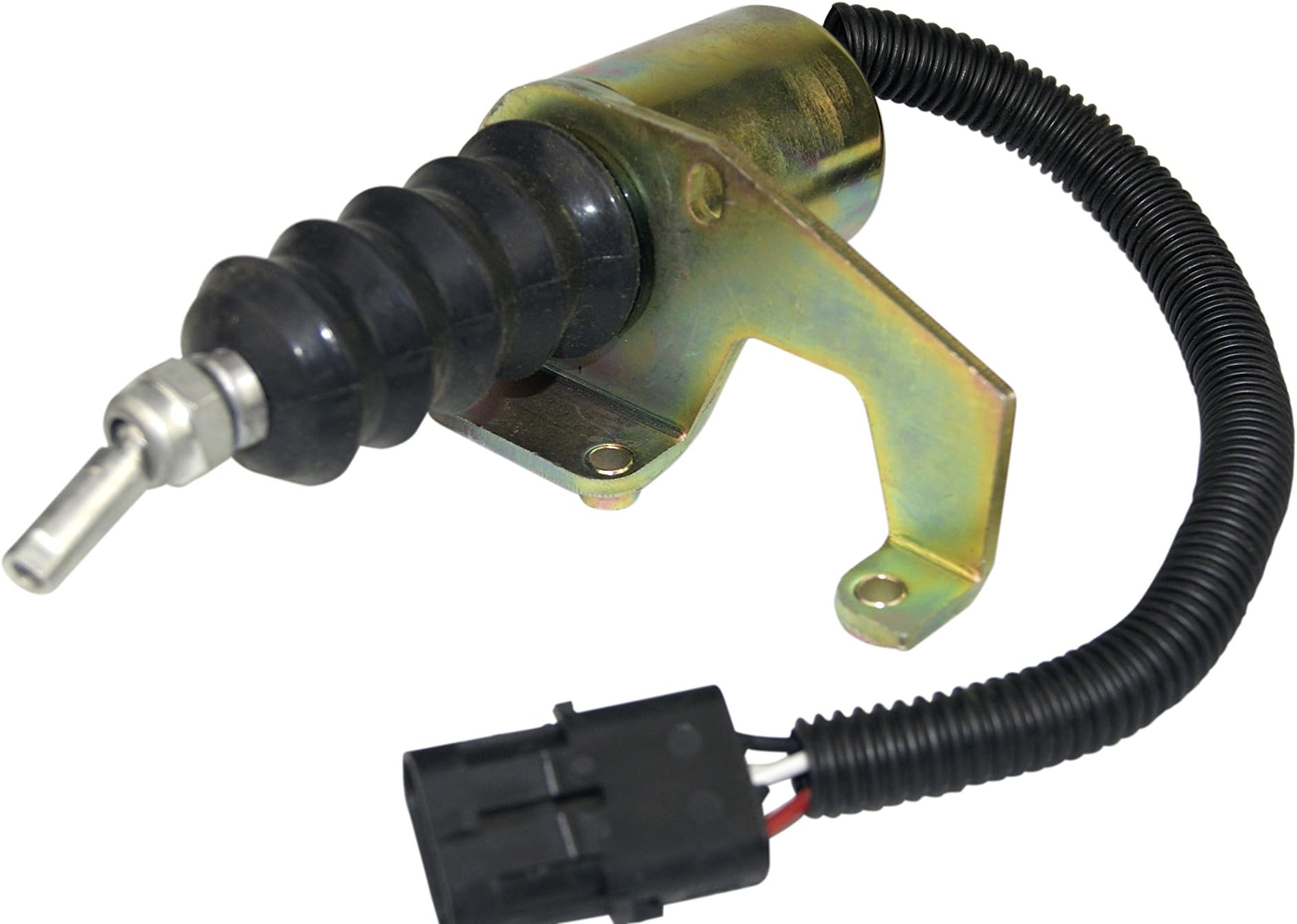 KEYOPO Shotdown Stop Solenoid 12V 3932017 SA-3742-12 1751ES SA374212 left mounted for Deutz Bosch RSV Perkins Synchro Start