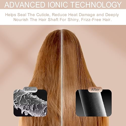 Miniatura 5 de Longorange Pro Styler - Cepillo de secador de pelo iónico en uno cepillo de aire caliente y secadora para mujer 3 pulgadas para resultados suaves y