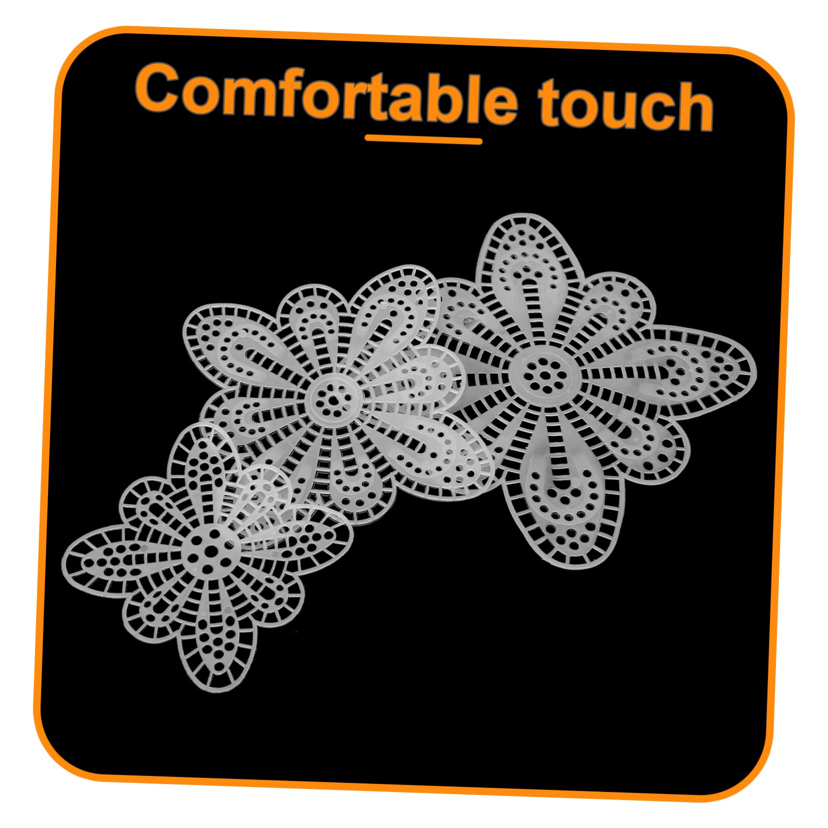 Uonlytech 5 Set Tela Di Plastica Da Ricamo Maglia Fabbricazione Tessere Forma Artigianato Tela A Rete Cuscinetti in Rete A Punto Croce Ricami Fai Da Te Bianca 15 Pezzi*5