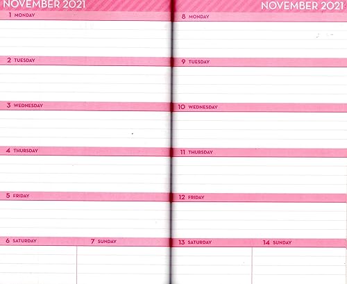 Miniatura 2 de Calendario académico 2021 - 2022 – Agenda semanal y mensual de la universidad escolar – Organizador de libros de citas + 100 calcomanías de