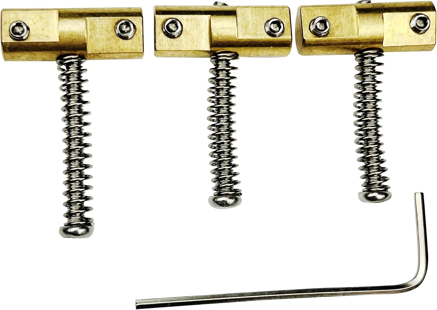 Kaynes Compensated Brass Saddles Set (3Pcs) 10.8mm Bridge