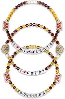 Vista 61 de FOCO NCAA unisex-adulto Paquete de 3 Pulseras de la Amistad con Cuentas con Logotipo de Equipo Universitario de la NCAA Oficialmente Licenciadas