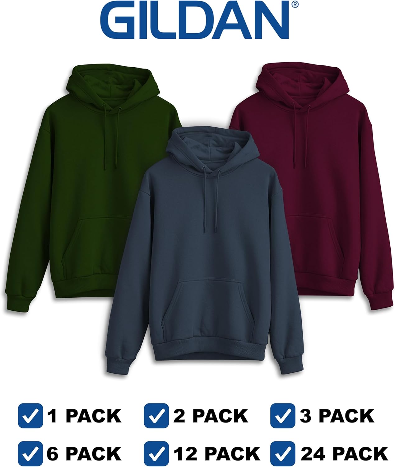 Gildan Custom Sweatshirt - Personalized Image Unisex Sweatshirt - Customized Add Your Text Photo Hoodies - Men Women Adult - Image 5