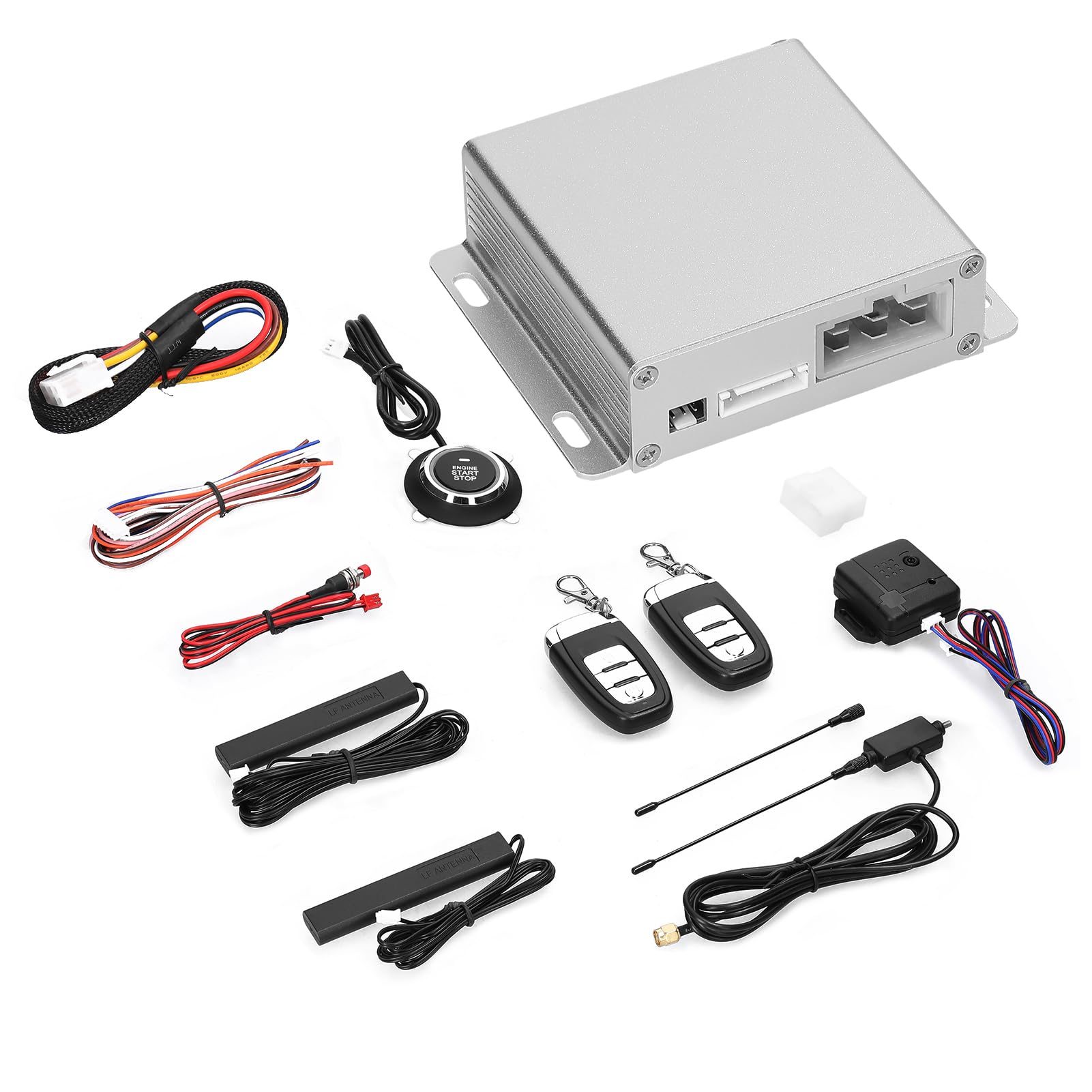 Système de démarrage à distance de voiture 12V PKE et kit de verrouillage centralisé sans clé