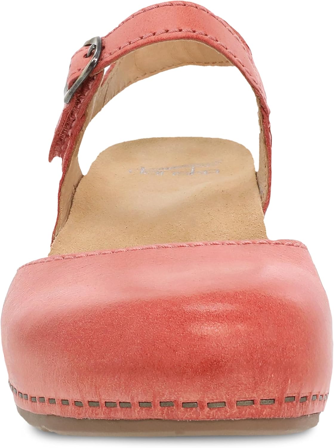 Dansko Tiffani Wedge Sandal for Women – Cushioned, Contoured Footbed for All-Day Comfort and Support – Hook & Loop Strap with Buckle Detail – Lightweight Rubber Outsole - Image 4