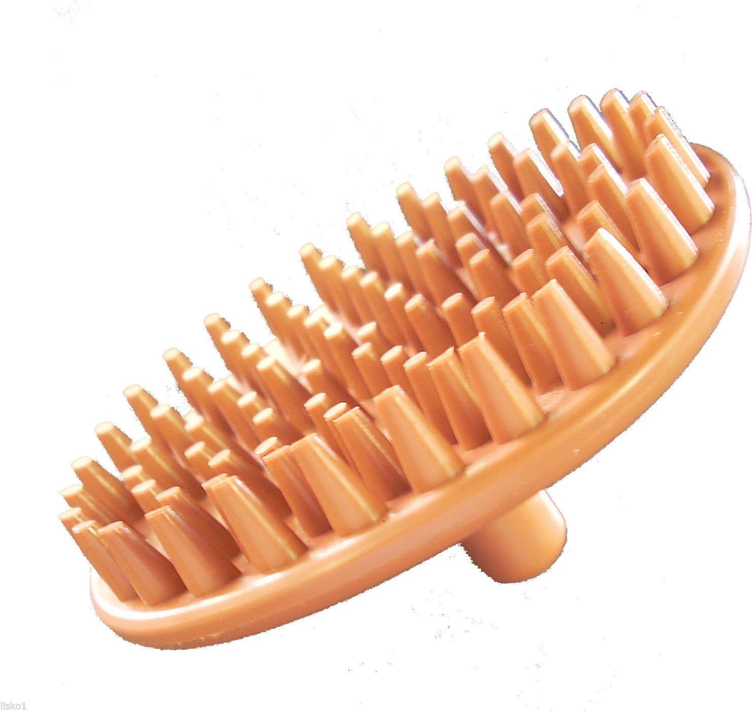 PS- MARVY FLINN SHAMPOO SCALP MASSAGE HAIR BRUSH 1-RUBBER BRUSH 3/8" BRISTLE