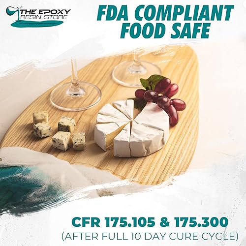 Miniatura 3 de Kit de resina epoxi de 1 galón, kit de resina epoxi transparente para arte, manualidades, posavasos, fabricación de joyas y revestimientos de mesa,